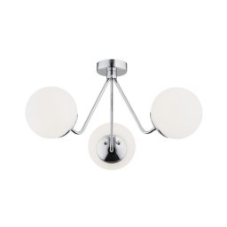 Argon 1477 - Candelabro montado à superfície TOMAR 3xE27/15W/230V cromado brilhante