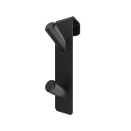 Gancho para radiador INOX aço inoxidável/preto