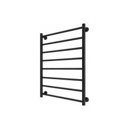Radiador toalheiro para casa de banho INOX FLAT 163W/230V 77x53 cm inox/preto