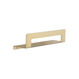Gedy - Prateleira com Suporte para Toalhas CLEO 30 cm Dourado Fosco