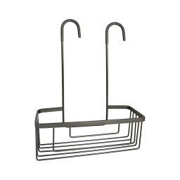 Gedy - Prateleira suspensa para duche SMART 37,5x30 cm, cinzento metálico