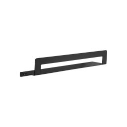 Gedy - Prateleira com suporte para toalhas CLEO 50 cm, preto mate