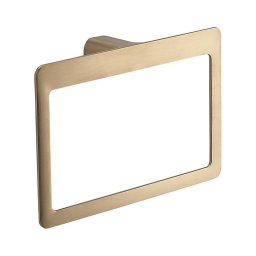 Gedy - Toalheiro de parede PIRENEI 15x23 cm dourado fosco