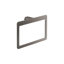 Gedy - Suporte de parede para toalhas PIRENEI 15x23 cm cinzento metálico