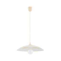 Lustre suspenso com cabo SOTI 1x E27/15W/230V, cor creme