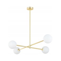 Lustre em haste SARIUS 4xG9/6W/230V dourado