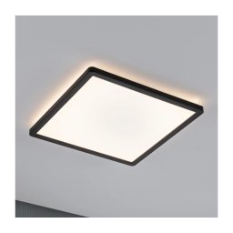 Paulmann 79921 - LED/16W Painel dimerizável ATRIA 230V 3000K 29,3x29,3 cm preto