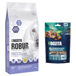 12kg Sensitive Single Protein com cordeiro e arroz Bozita Robur ração para cães