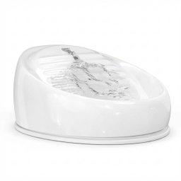 Lucky-Kitty bebedouro de cerâmica para gatos branco 1,5 l