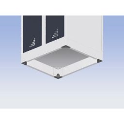 eurokraft pro Rodapé, ajustável em altura , 100 mm de altura, sem suplemento de preço, altura total com rodapé 1800 mm, Rodapé, ajustável em altura, 100 mm de altura, sem suplemento de preço, altura total com rodapé 1800 mm. Fechado a toda a volta, 100 mm