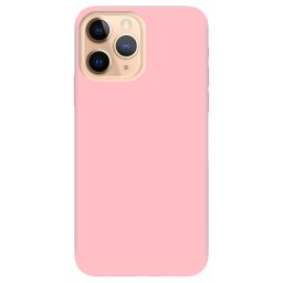 Capa de Silicone Simples Rosa Claro iPhone 11 Pro Max