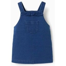 ZIPPY Saia de peito de ganga com folhos para recém-nascida, azul Azul 0-1 Months