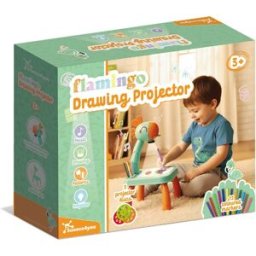 Mesa Projetor Flamingo Brinquedo Educativo 3 4 5 anos Science4you