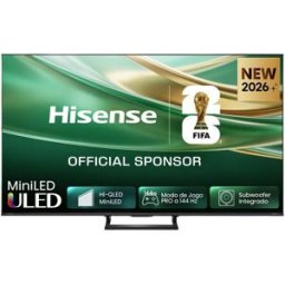 Smart TV Mini LED 55" Series E8S (2026) 4K UHD VIDAA - HISENSE
