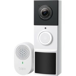 Video Porteiro Inteligente Tapo D210 2K 3MP IP65 Wi-Fi (Branco/Preto) - TP-LINK