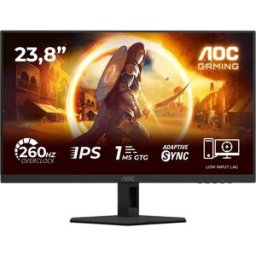 Monitor LED 23.8" G4 24G4ZRE Full HD (Preto/Vermelho) - AOC