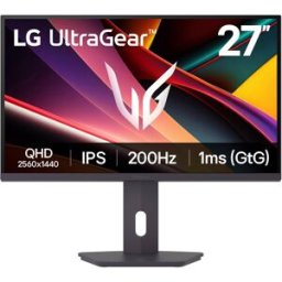 Monitor Gaming UltraGear G6 IPS 27" 27G610A-B QHD 200Hz (Preto) - LG