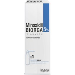 Biorga Minoxidil 5% Solução Cutânea 60 ml