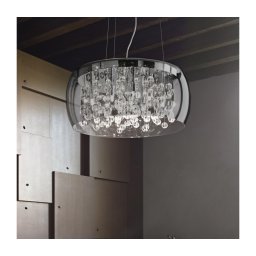 Ideal Lux - Candeeiro suspenso AUDI 5xG9/40W/230V fumado