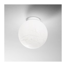 Ideal Lux - Iluminação de teto CARTA 1xE27/25W/230V diâmetro 30 cm branco