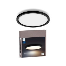 Philips - Candeeiro de teto LED regulável Hue AURELLE LED/21W/230V Ø 39,5 cm preto