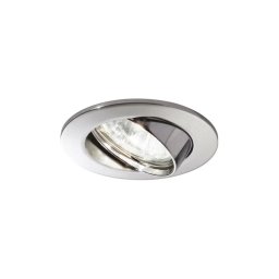 Ideal Lux - Luminária embutida SWING 1xGU10/28W/230V Ø 8,2 cm cromado brilhante