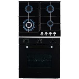 Pack Forno Elétrico 70L + Placa a Gás 4 Zonas (Preto) - JOCEL