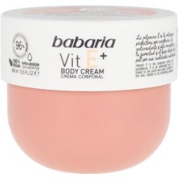 Babaria Vitamin E+ body cream 100% vegan 400 ml
