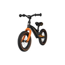 Lionelo - Bicicleta de equilíbrio BART AIR preta/laranja