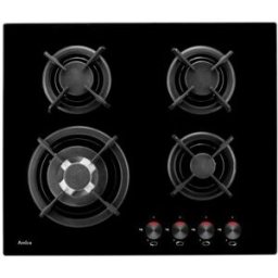 Placa 4 Bocas a Gás PG6411SR (Preto) - AMICA