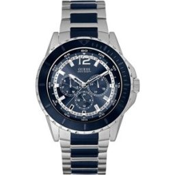 Relógio Analógico W0478G2 46MM (Prateado) - GUESS