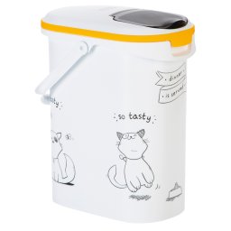 4kg Curver recipiente desenhos ração gato
