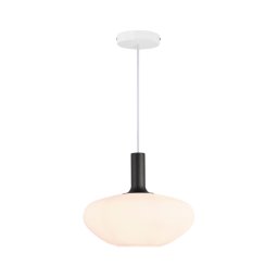 Nordlux - Candeeiro de teto ALTON 1xE27/60W/230V branco/preto/latão