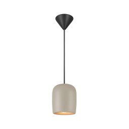 Nordlux - Candeeiro suspenso NOTTI 1xE27/25W/230V cinzento