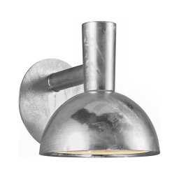 Nordlux - Iluminação de parede exterior ARKI 1xE27/20W/230V IP54 prateado
