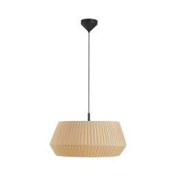 Nordlux - Candeeiro suspenso DICTE 1xE27/60W/230V pr.53 cm bege