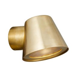 Nordlux - Aplique de parede para exterior ALERIA 1xGU10/35W/230V IP44 em latão