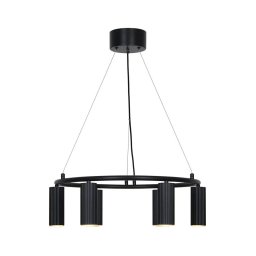 Nordlux - Candeeiro pendente em cabo VICO 6xGU10/5W/230V preto
