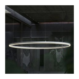 Ideal Lux - Lustre LED suspenso em cabo ORACLE SLIM LED/83W/230V 2700K Ø 150 cm branco