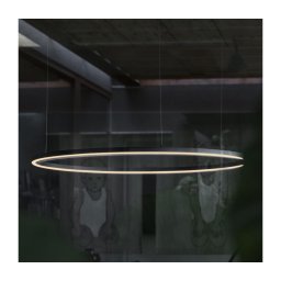 Ideal Lux - Candeeiro suspenso LED com regulação ORACLE S LED/83W/230V 4000K diâmetro 150 cm preto