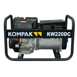 Motosoldadora DC Trifásica Gasolina KOMPAK KP-W220DC-3 6,5 kVA 220 A