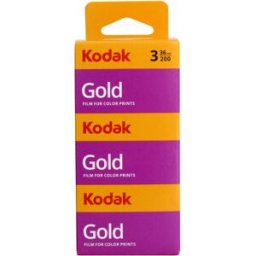 Pack 3x Rolos Fotográfico Gold 200 135/36 Shots - KODAK