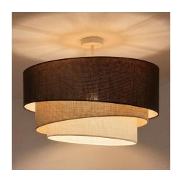 Brilagi - Plafon TRIO sobreposto 3xE27/60W/230V Ø 60 cm castanho/bege/branco