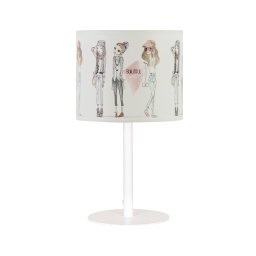 Candeeiro de mesa infantil GIRLS VIBES 1xE27/60W/230V Ø 18 cm para meninas
