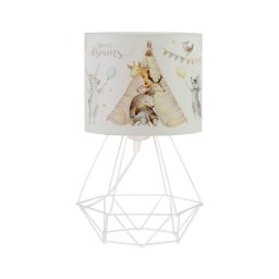 Candeeiro de mesa infantil KIDS ROOM 1xE27/60W/230V Ø 18 cm Animais