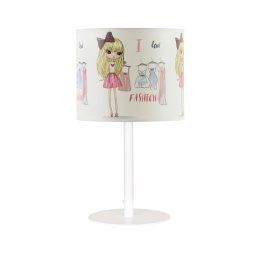 Candeeiro de mesa infantil GIRLS VIBES 1xE27/60W/230V Ø 18 cm Adoro moda