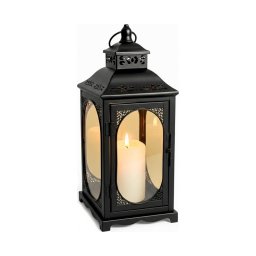 Lanterna decorativa ROSEHILL 54,5 cm preta