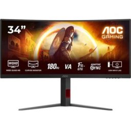 Monitor Gaming Curvo AOC CU34G4 34'' 180 Hz UltraWide QHD