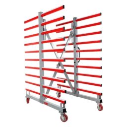 Carrinho de Prateleiras Extensível HOLZMANN TAW70DUO 20 Prateleiras 900 KG