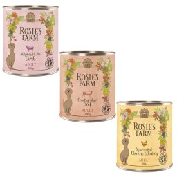 24x800g pack misto Rosie's Farm Adult comida húmida cães